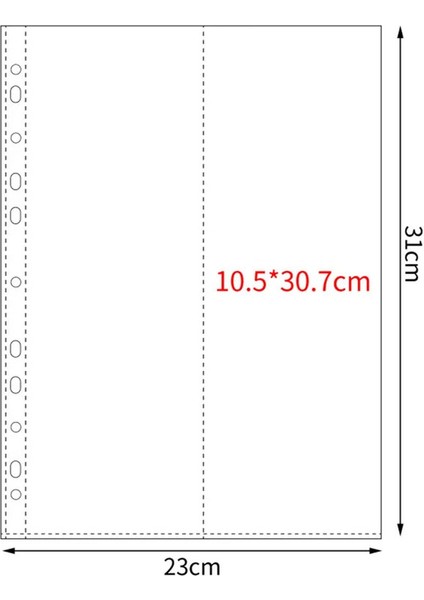 10PCS A4 11 Delikler Fotokard Binder Fotoğraf Albümü 4pcs Dizin Yatırma 1/2/3/4/6/8/9/10 Cepler 10 × 15 Kart Toplayıcı Kitap Scrapbook Renk: 10PCS 2pockets L (Yurt Dışından)