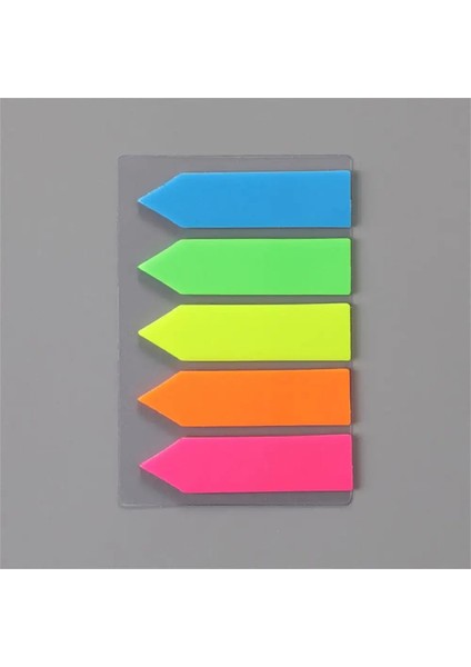 100 Sayfa Not Bayrakları Not Çıkartma Kağıdı Bookmark Marker Etiket Floresan Not Pedi Renkli Not Ped Şeker (Yurt Dışından)
