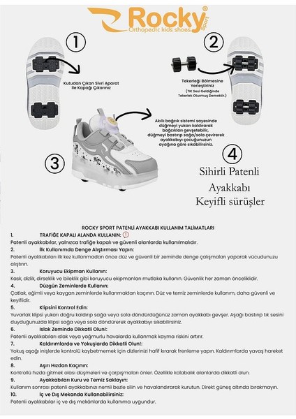 Kaykaylı Çocuk Işıklı Ayakkabı - Işıklı Patenli Kaykay Ayakkabı - Kaykay Ayakkabı indirimleri