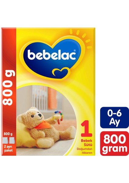 1 Bebek Sütü 0-6 Ay 800 Gr