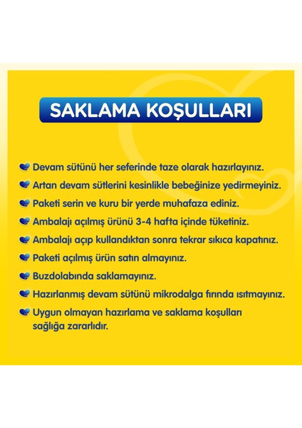 2 Devam Sütü 6-9 Ay 800 Gr indirimleri