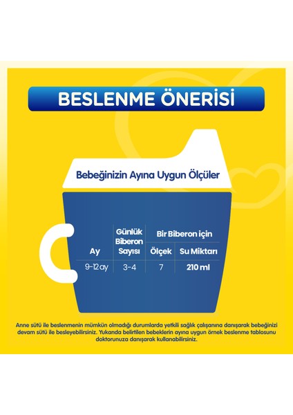 3 Devam Sütü 9-12 Ay 800 Gr fiyatları