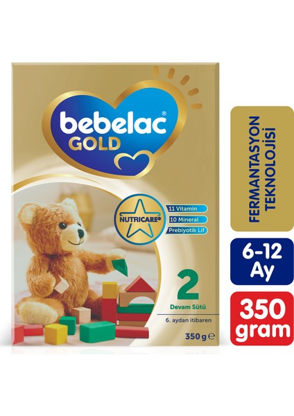 Gold 2 Devam Sütü 6-12 Ay 350 Gr