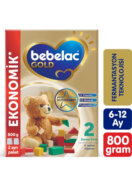 Gold 2 Devam Sütü 6-9 Ay 800 Gr