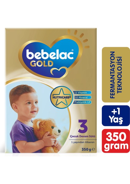 Gold 3 Çocuk Devam Sütü 1 Yaş+ 350 Gr