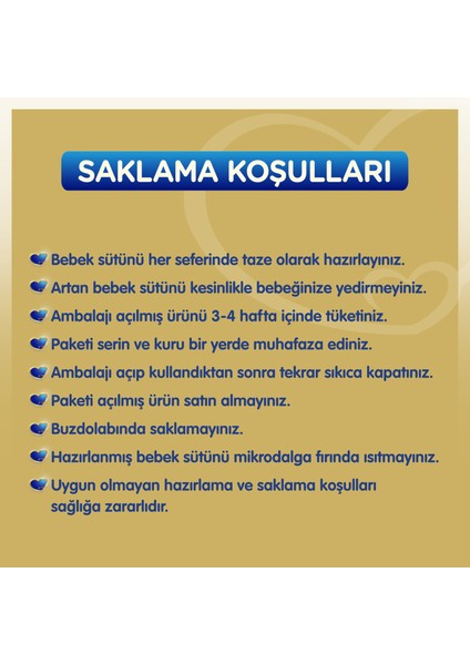 Gold 1 Bebek Sütü 0-6 Ay 800 Gr x 2 Adet 1600 Gr indirimleri