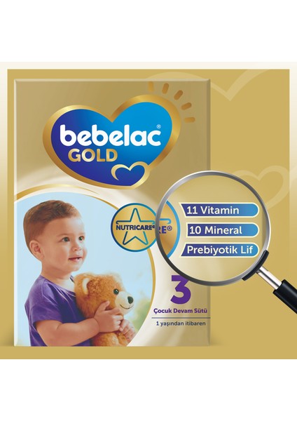 Gold 3 Devam Sütü 6-9 Ay 800 Gr x 2 Adet 1600 Gr fiyatları