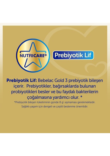 Gold 3 Devam Sütü 6-9 Ay 800 Gr x 2 Adet 1600 Gr indirimleri