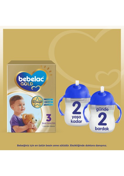 Gold 3 Devam Sütü 6-9 Ay 800 Gr x 2 Adet 1600 Gr