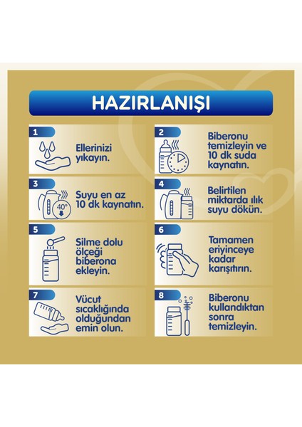Gold 3 Devam Sütü 6-9 Ay 800 Gr x 2 Adet 1600 Gr