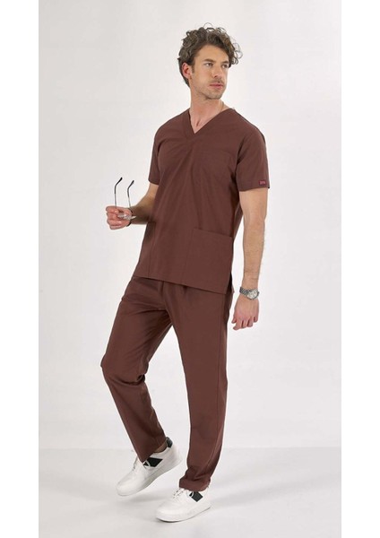 Kakao U-Flex Likralı Scrubs Takım Doktor & Hemşire Forması fiyatları