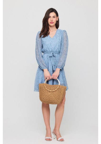 El Yapımı Astarlı Hasır El Çantası indirimleri