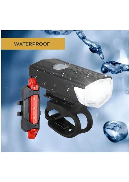 Ön/arka USB Şarjlı Far Seti indirimleri