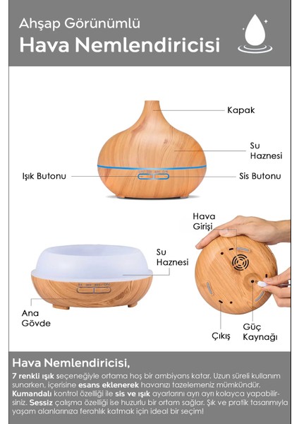 Aromaterapi Ahşap Difüzör fiyatları