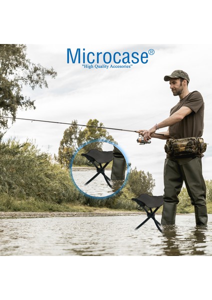 Çok Amaçlı Katlanabilir Seyahat Kamp Balıkçı Metro Metrobüs Tramvay Için Tabure 26CM - AL5335