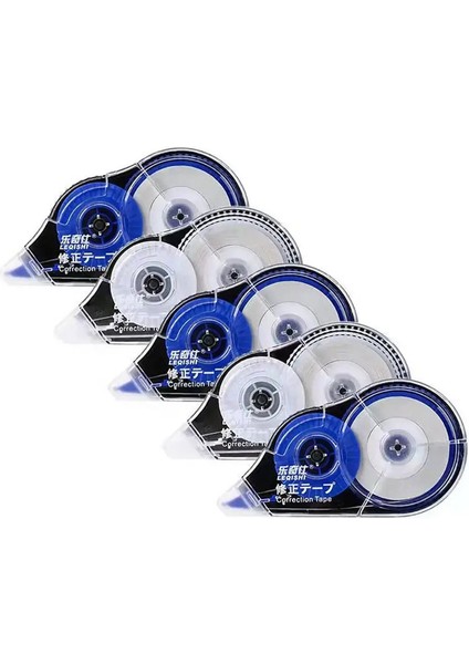 5pcs/set Office Malzemeleri Düzeltme Bandı Silindir Kırtasiyesi Okulu Beyaz Etiket Bant 5mm Genişlik 150M Hata Silgi Bant Kitabı: -Clical-5pcs (Yurt Dışından)