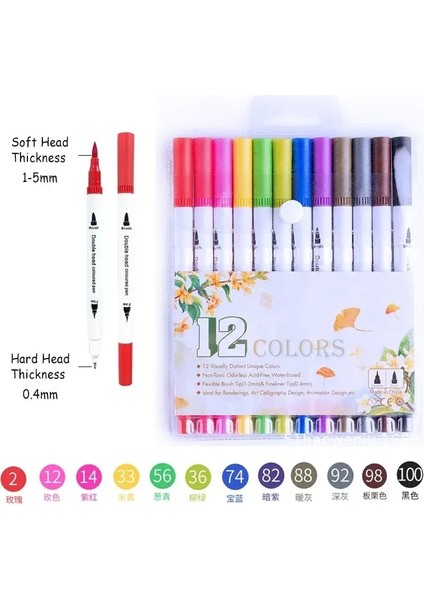 24/48/60/80/100 Renkler Çift Baş Indirilebilir Renk Işaretleyici Sanatçı Korsan Kırtasiye Okulu Malzemeleri Için Sanat Malzemeleri (Yurt Dışından)