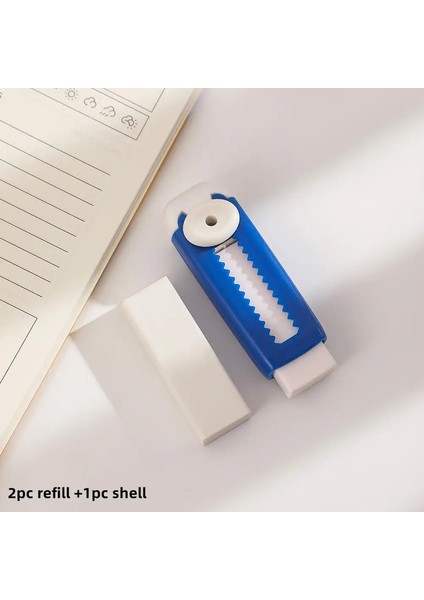 2set Öğrenci Itici Silme Silgi Geri Çekilebilir Kalem Çizim Silgileri Çocuk Okulu Malzemeleri Görevli: 2set (Yurt Dışından)