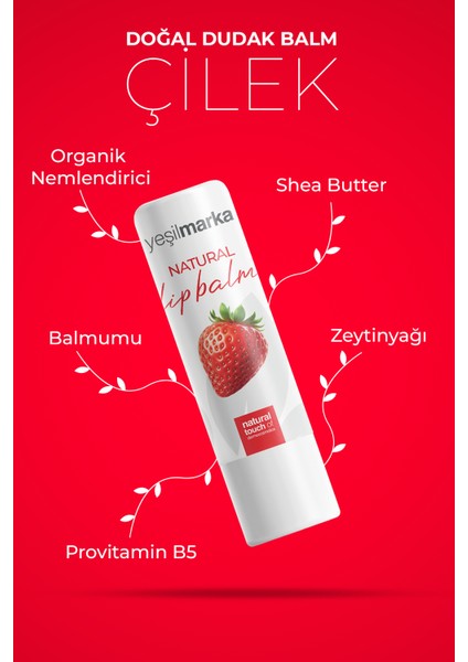 Çilekli Dudak Balmı modelleri