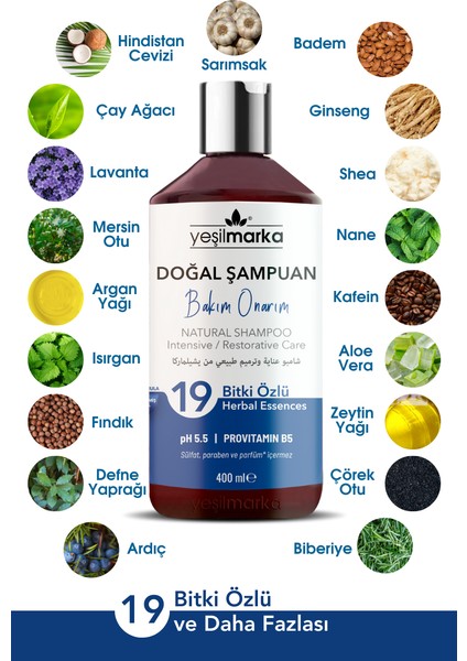 Doğal Bakım Onarım Şampuanı modelleri