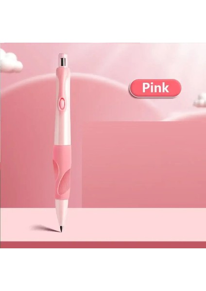Kavrama Duruş Düzeltme Otomatik Kalem 0.5/0.7/0.9/2.0mm Kalemle ile Te Gelir Mekanik Kalem 2b Kurşun Hareketli Kalem Renk: 2.0mm-Pink (Yurt Dışından)