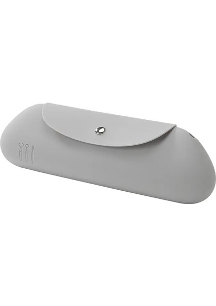 Silikon Makyaj Fırçası Göz Farı Fırçası Depolama Set Kaş Pencil Kutusu Makyaj Yumurta Depolama Tozu Koşullu Basit Taşınabilir Seyahat Bagcolor: Nk-Gre (Yurt Dışından)