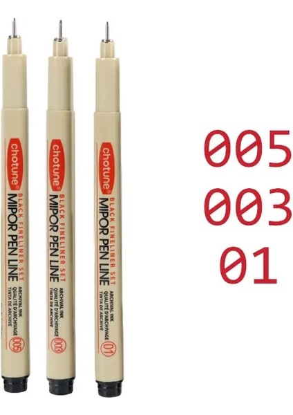 Sanat Manga Pen Pigment Astarı Mikron Kalem Markeri Set Kanca Hattı Iğne Kalemi Taslak Yumuşak Fırça Kırtasiye Sanat Malzemeleri Renk: 003.005.01 (Yurt Dışından)