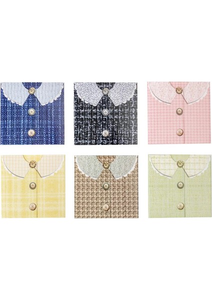 Jianwu Kokulu Dokuma Rüya Serisi Vintage Kumaş Desen Kolaj Dekor Malzeme Kağıdı Yaratıcı Önemsiz Jun Için Kırtasiye Renk: 6 Seti (Yurt Dışından)