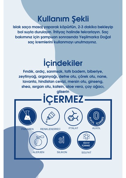 Yeşilmarka Doğal Şampuan Bakım Onarım Bitki Özlü Şampuan fırsatları