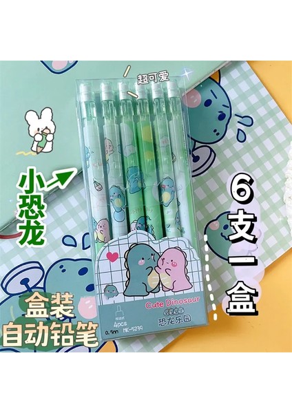 Mekanik Kalem Sevimli Kawaii Okul Için Mekanik Kalem Kalemleri Sevimli Kalemler Kawaii Kalemler Kore Kırtasiye Renk: 6 Green Pen (Yurt Dışından)