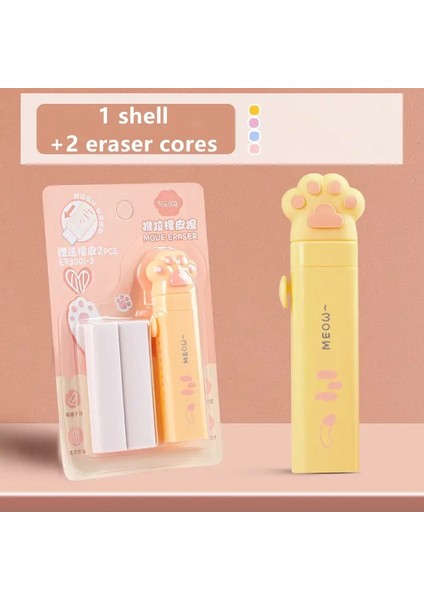 Yaratıcı Push-Pull Çizgi Film Sevimli Silgi, Çekirdek Teleskopik Öğrenci Kalem Silgisi Çocuk Okul Malzemelerinin Yerini Alabilir Giftscolor: A6 (Yurt Dışından)