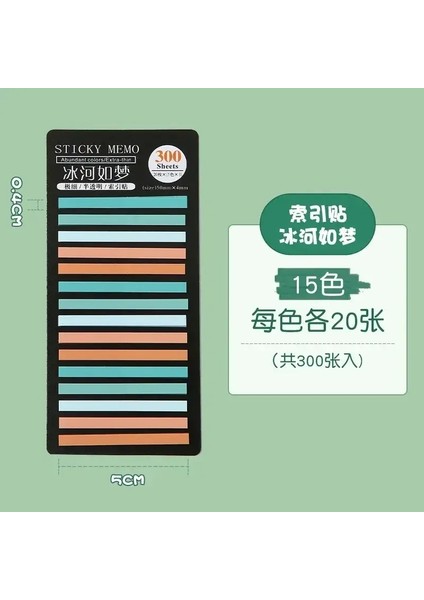 Renk Çıkartmaları Şeffaf Floresan Dizin Sekmeleri Bayrak Sticky Not Sayfa Bookmark Okul Ofis Malzemeleri Kırtasiye Renk: Yeni 01 (Yurt Dışından)