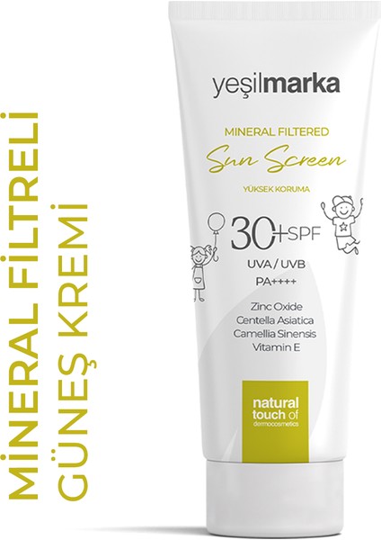 Mineral Filtreli Güneş Kremi 30 Faktör (Spf)