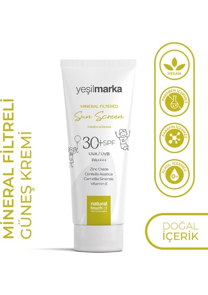 Mineral Filtreli Güneş Kremi 30 Faktör (Spf) fiyatları