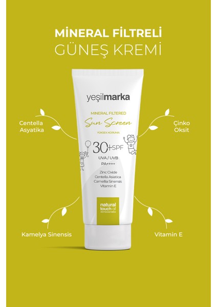 Mineral Filtreli Güneş Kremi 30 Faktör (Spf) fırsatları