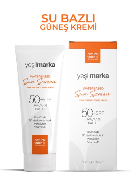 Güneş Kremi 50 Faktör (Su Bazlı) indirimleri