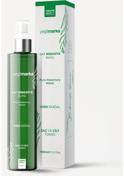 Doğal Biberiye Suyu - Saç Ve Cilt Bariyeri Bakımı İçin Saç & Cilt Toniği fırsatları