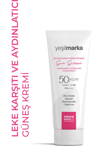 Leke Karşıtı & Aydınlatıcı Güneş Kremi 50 Faktör (Spf)