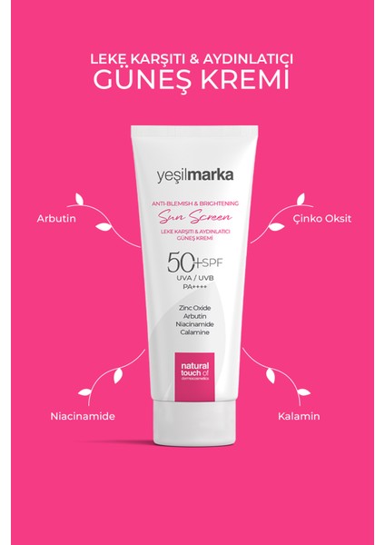 Leke Karşıtı & Aydınlatıcı Güneş Kremi 50 Faktör (Spf) modelleri