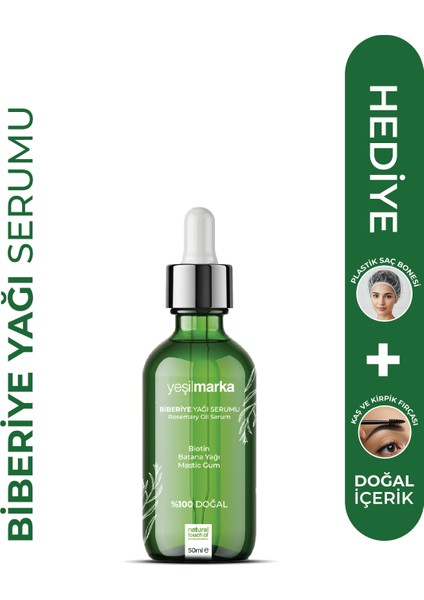 Doğal Biberiye Yağı Saç Bakımı Serumu 50 ml