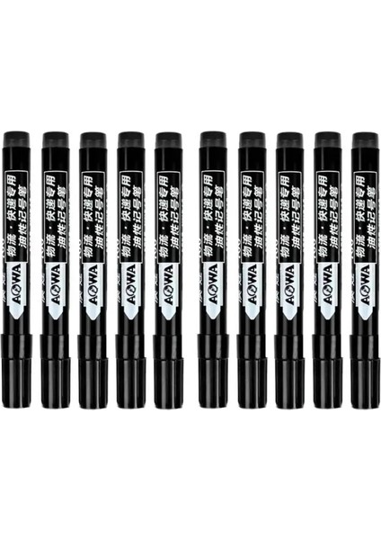 10 Adet Kalıcı Işaretler, Siyah Kırmızı Mavi Mürekkep, Kırtasiye, Lastik Kumaşı Için Yazma Kalemleri, Ahşap, Detek Sanat, Grafiti Işaretleyici Pencolor: 10 Mavi (Yurt Dışından)