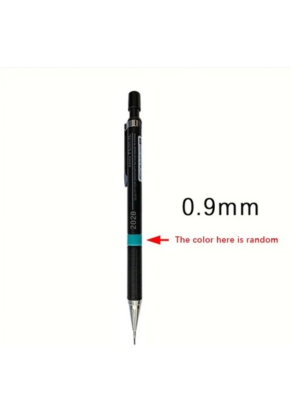 Profesyonel Plastik Mekanik Kalem Düşük Yerçekimi Kırtasiye Tahmin Kalemi 0.3/0.5/0.7/0.9mm Hareketli Kalem Sanatı Boyama Renk: 0.9mm (Yurt Dışından)