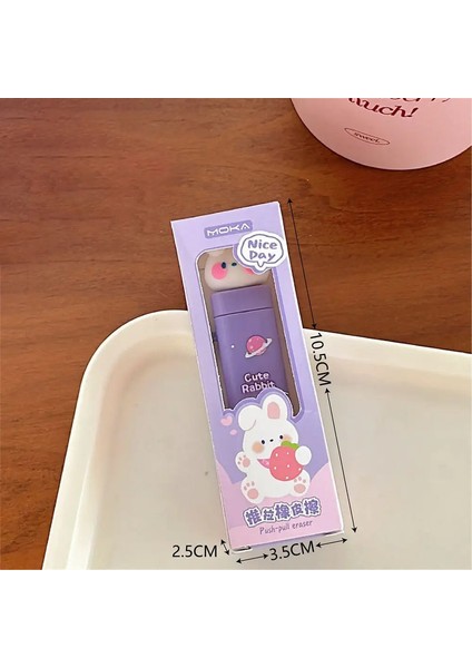 Sevimli Çizgi Film Sevimli Evcil Hayvan Push Pull Silme Ilkokulu Öğrenci Ödül Öğrenme Kırtasiye Izlenmeden Parçalanma Yok Erasercolor: Yeşil (Yurt Dışından)