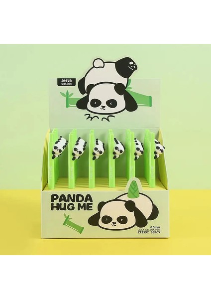 1pcs Panda Otomatik Kalem Karikatür Desen Basın Tipi 0.5mm Mekanik Kalem Nötr Kalem Öğrenci Kırtasiye Yazma Pencolor: Jel Kalem 1pcs (Yurt Dışından)