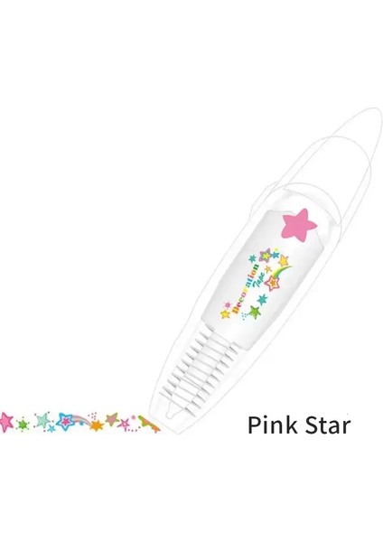 1 Adet Sevimli Kawaii Mekanik Tasarım Düzeltme Bandı - Dekorasyon Günlükleri ve Okul Malzemeleri Için Mükemmel Solun: Kırmızı Aşk (Yurt Dışından)