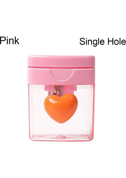 Karikatür Kalem Keşicisi Tek/çift Delikli Kalem Kesici Aracı Öğrenci Kırtasiye Basit Okul Ofis Malzemeleri Yüksek Kalite Kilo: Mavi Single Delik (Yurt Dışından)