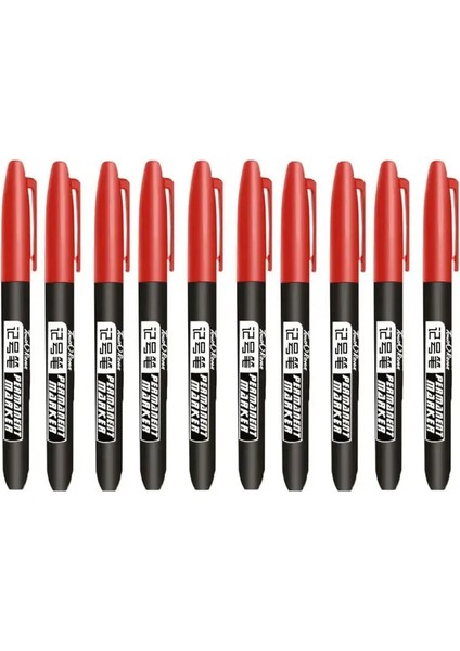 6/10 Pcs Kalıcı Marker Kalem Manga Çizim Işaretleri Siyah Mavi Kırmızı Su Geçirmez Mürekkep Eskiz Kurtarıcı Kırtasiye Sanat Okulu Malzemeleri Renk: Kırmızı 10 Adet (Yurt Dışından)