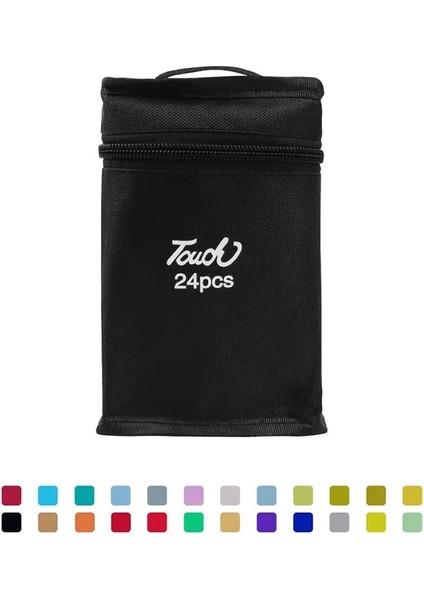 Çocuk Marker Seti 12-80 Renk Çift Uçlu Sanat Çizimi Öğrenci Kırtasiye Manga Boyama Okulu Sanat Sarf Malzemeleri: 12 Renk A (Yurt Dışından)