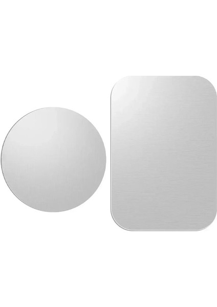 Araç Telefonu Için Ince Manyetik Metal Plaka Evrensel Demir Sayfası Çıkartma Tablet Masası Cep Telefon Braket Mıknatıs Etiketi Renk: Karışık Gümüş 1set (Yurt Dışından)