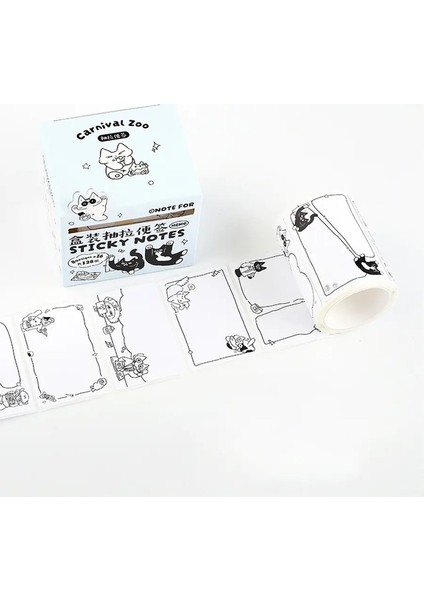 Sevimli Yapışkan Notlar Çizgi Film Hayvan Yapışkan Not Pedleri Kawaii Küçük Kendi Kendine Yapışan Nota Not Ped Ofis Okulu Dağılım: Kedi (Yurt Dışından)